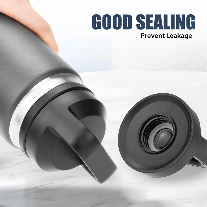 غطاء غطاء زجاجة YETI لزجاجة Rambler، غطاء بديل لـ 18 أونصة 26 أونصة 36 أونصة 64 أونصة غطاء علوي ملحقات زجاجة المياه أجزاء