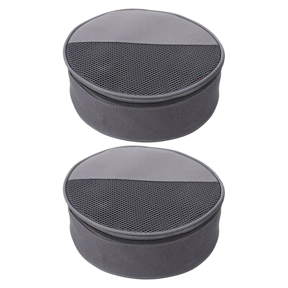 

2 Pcs Outdoor Tableware Bag Cutlery Camp Storage Camping Dish Kitchen Organizer Plate Cookware Oxford Cloth Bowl Travel