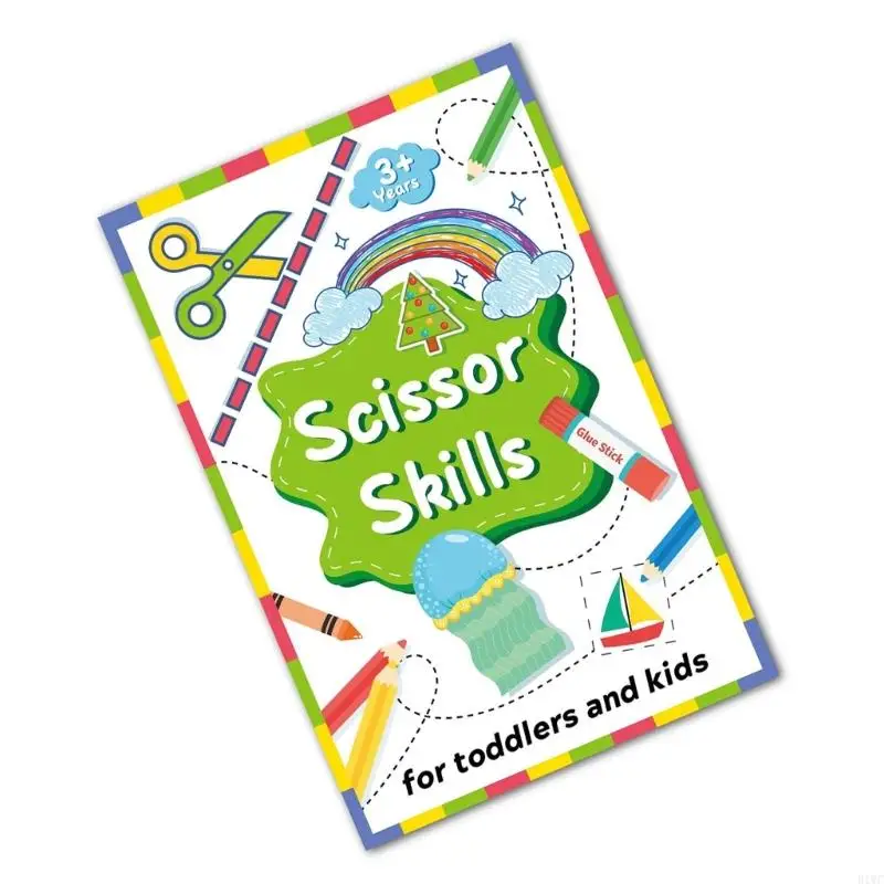 Toddler Friendly Paper Art Craft Book With Patterns For Safe Indoor Activity And Early Childhood Education