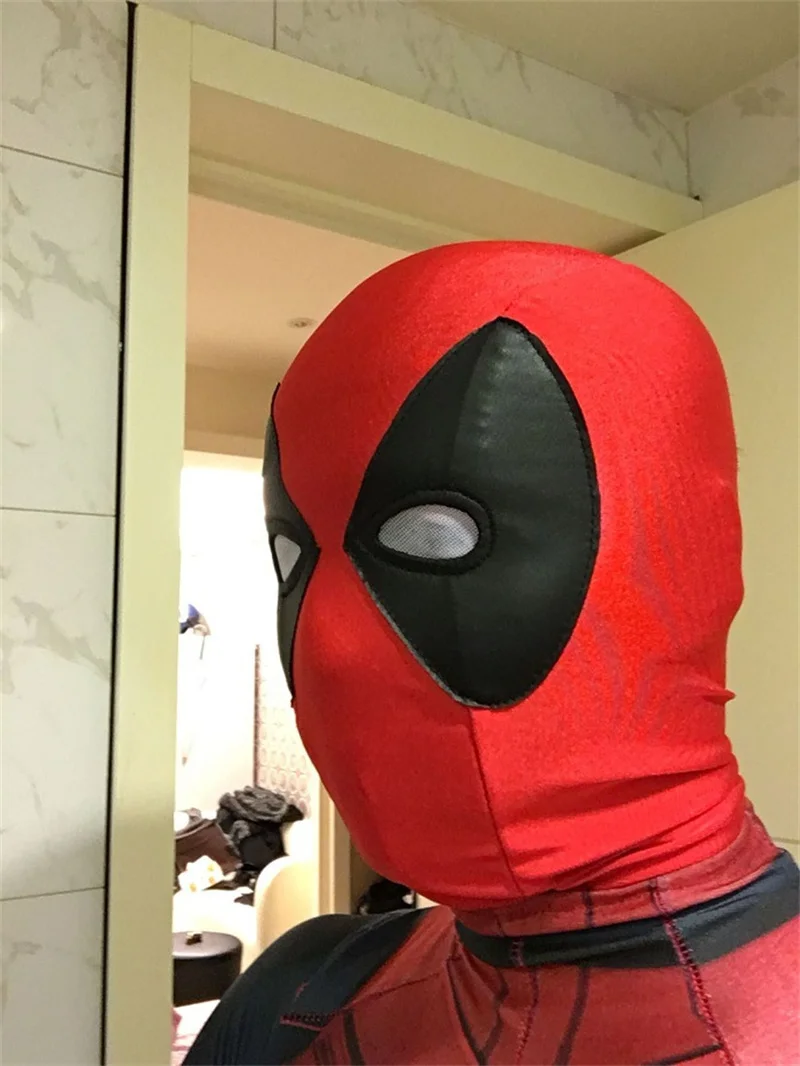 Superhero Deadpool Mask Wade Winston Wilson Cosplay Mask Costume Halloween Party Masquerade Carnival Roleplay Props