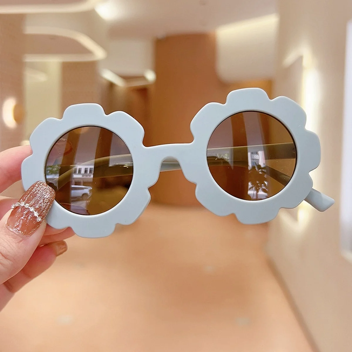 Summer Floral Collection Kids Sunglasses Sunglasses Girls UV Protection Sunscreen Sunglasses Sunglasses