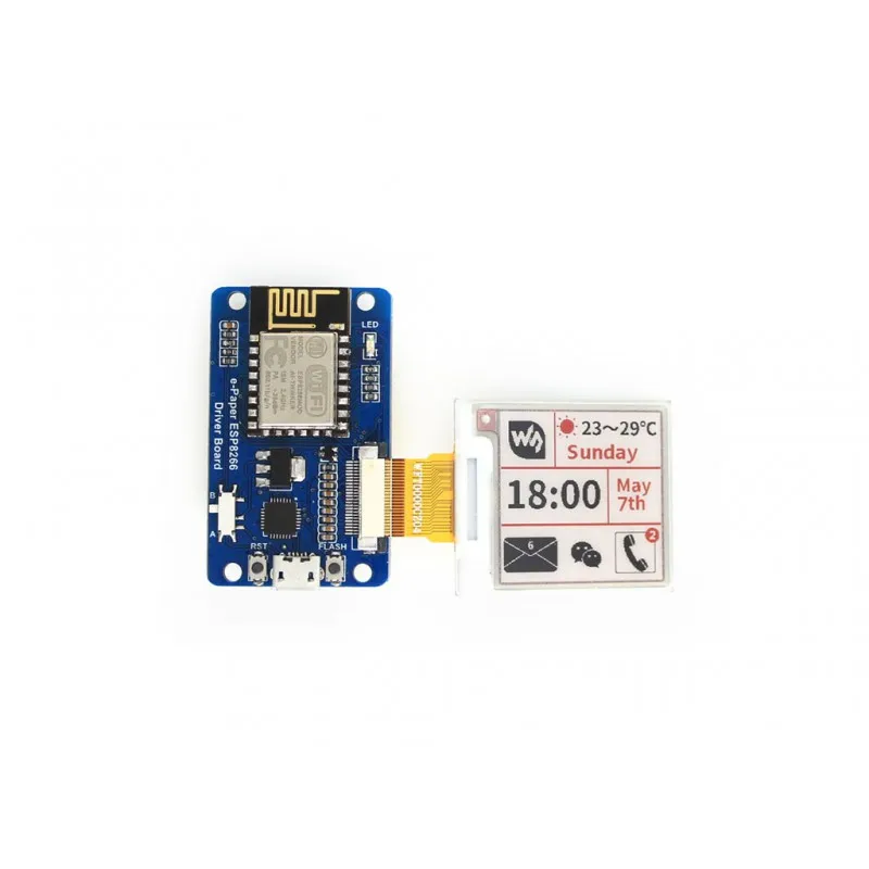 Universal e-Paper Raw Panel Driver Board, ESP8266 WiFi Wireless