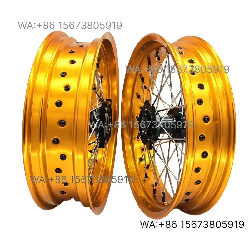 For  Wmwmnu Custom Color Motorcycle Alloy Wheel Super Motard Supermoto Rim  CR CRF 125 250 Accessories