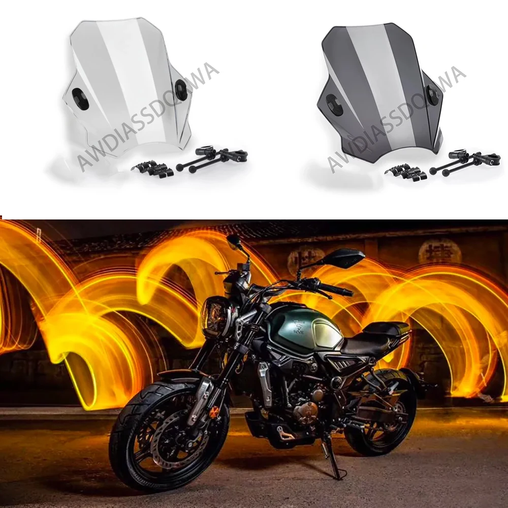 300 AC 300 ACX Motorcycle Windscreen Windshield Covers Screen Smoke Lens Deflector For VOGE 300AC 300ACX 2021 - 2022