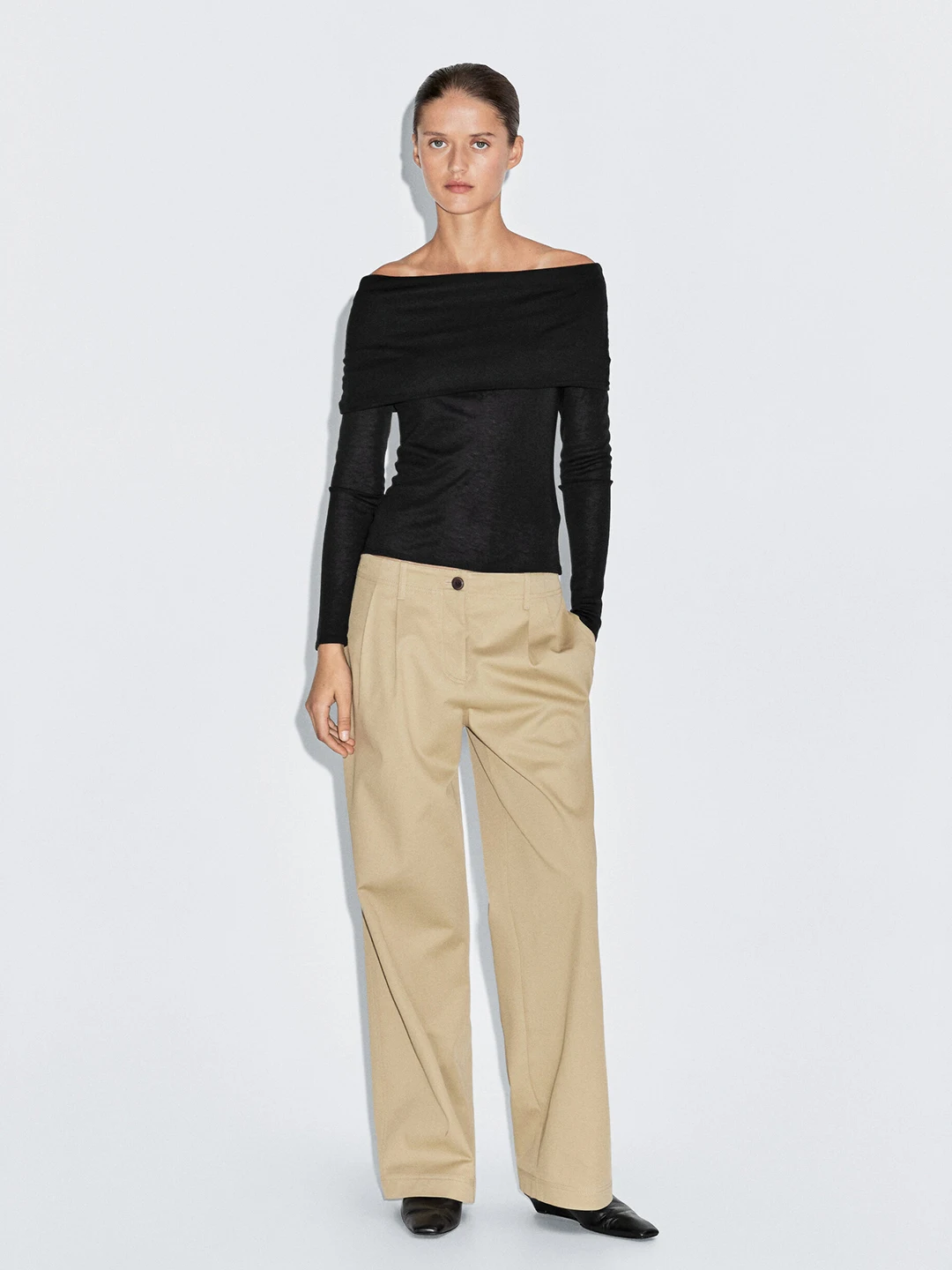 Ele mat longo sve camiseta de malha feminina busin casual faion fino ajuste um ombro commute topo nova chegada