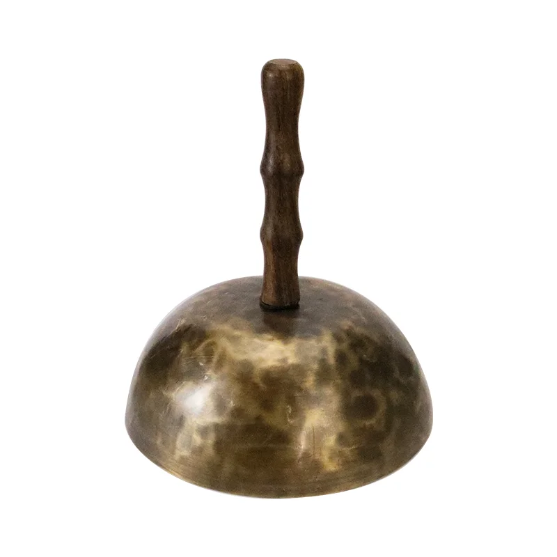 Faux old retro handheld singing bowl handmade copper bowl yoga meditation niche percussion instrument