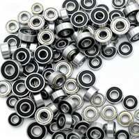 10Pcs|20Pcs 608 ZZ 608RS Ball Bearings Metal Double Shielded Miniature Deep Groove Skateboard Ball Bearings 8mm X 22mm X 7mm