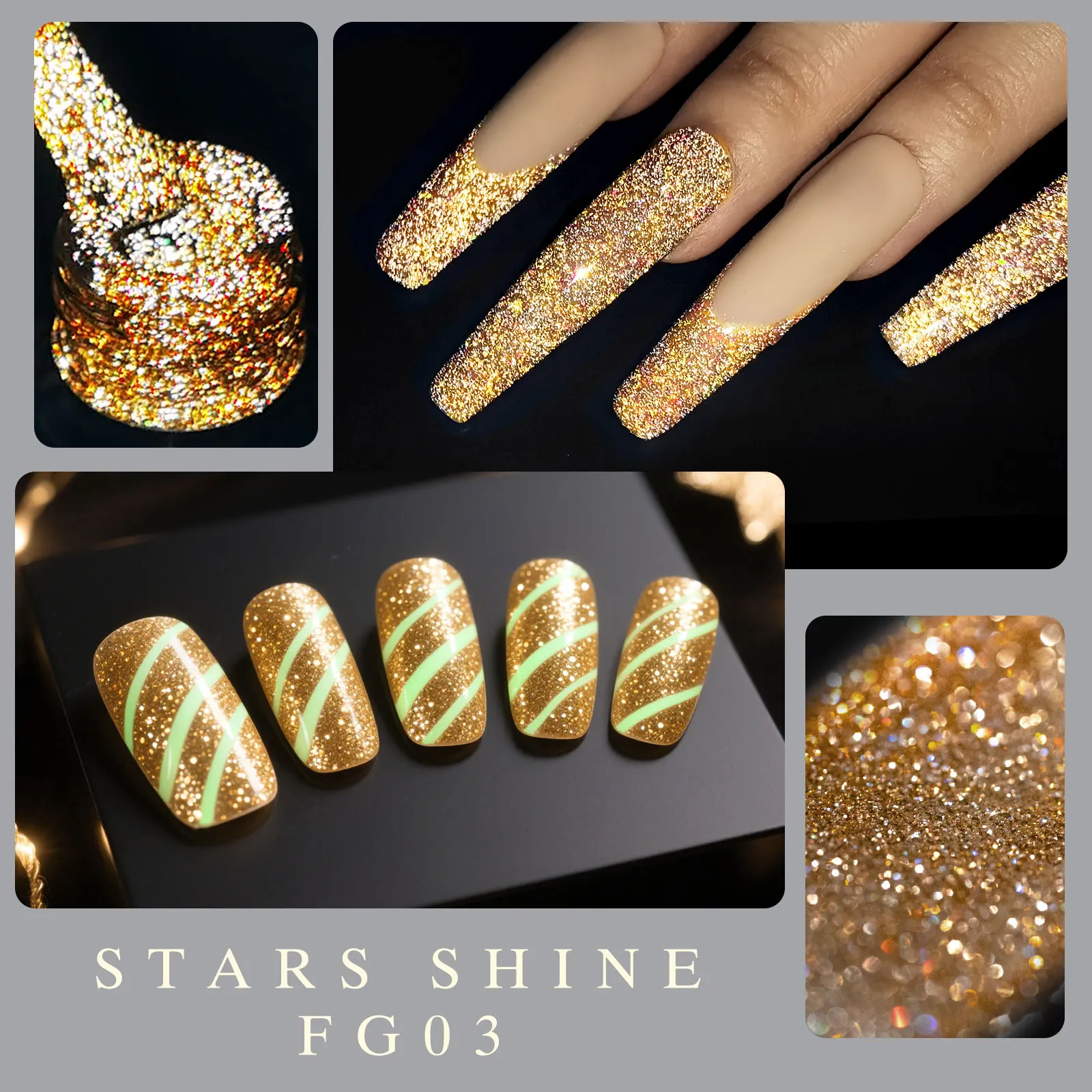 Canni reflexivo glitter gel unha polonês venalisa fornecimento brilho disco gel embeber fora uv led gel de unhas super laser semi permanente