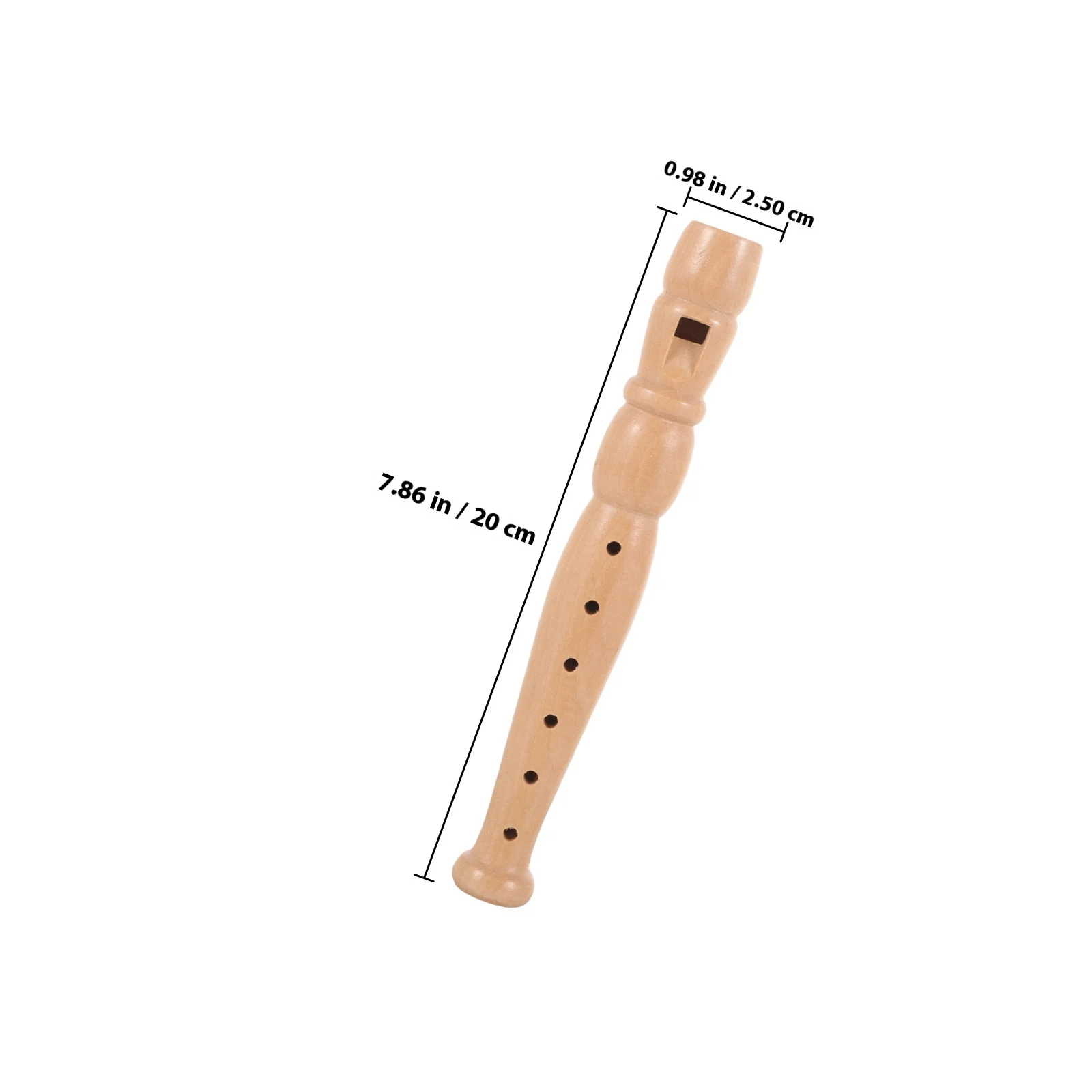 Clarinette en bois à 6 trous pour enfants, réaliste, exquise, Portable, Durable, facile à utiliser, pratique pour débutants, Instrument à vent Simple