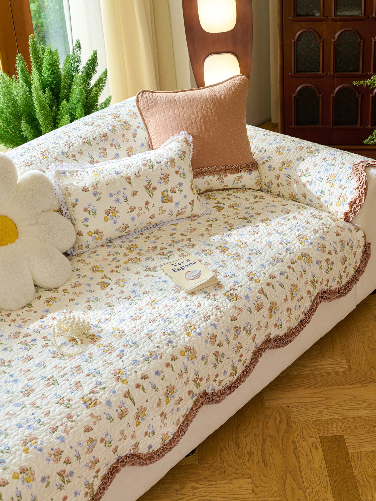

Waable Pure Cotton Sofa Cuion Country Fre Living Room Aosphere Sense Universal Four Seasons Fabric Art Pad