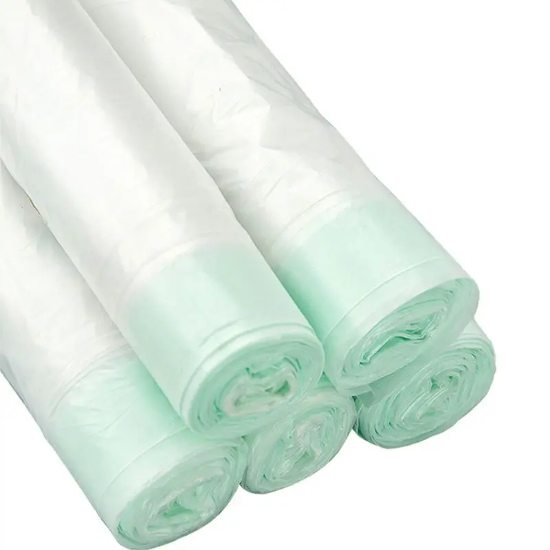 Travel Potty Liners Disposable With Drawstring Waste Bags 5 Refill Rolls for Universal Potty Training Toilet for