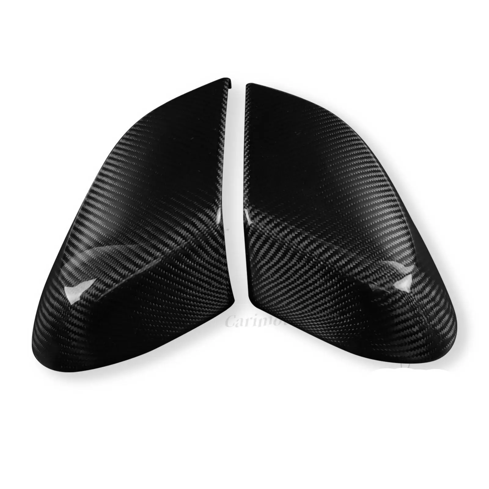 2020-2022 For Corvette Stingray C8 Rear View Side Wing Mirror Cover Real Carbon