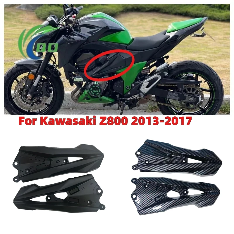 

Motorcycle ABS injection molded Side Mid Engine Bracket Panel Fairing Fit For Kawasaki Z800 Z 800 2013 2014 2015 2016 2017