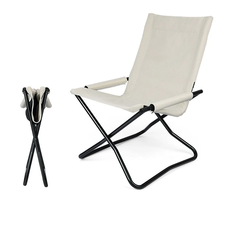 

Outdoor camping folding chair, installation-free, leisure lounge chair, camping dinner