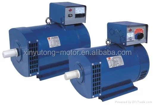 YUNYI 3KW~50KW three phase Single phase  10kw 12.5KVA  10KVA dynamo 220V  380V electric generator head alternator