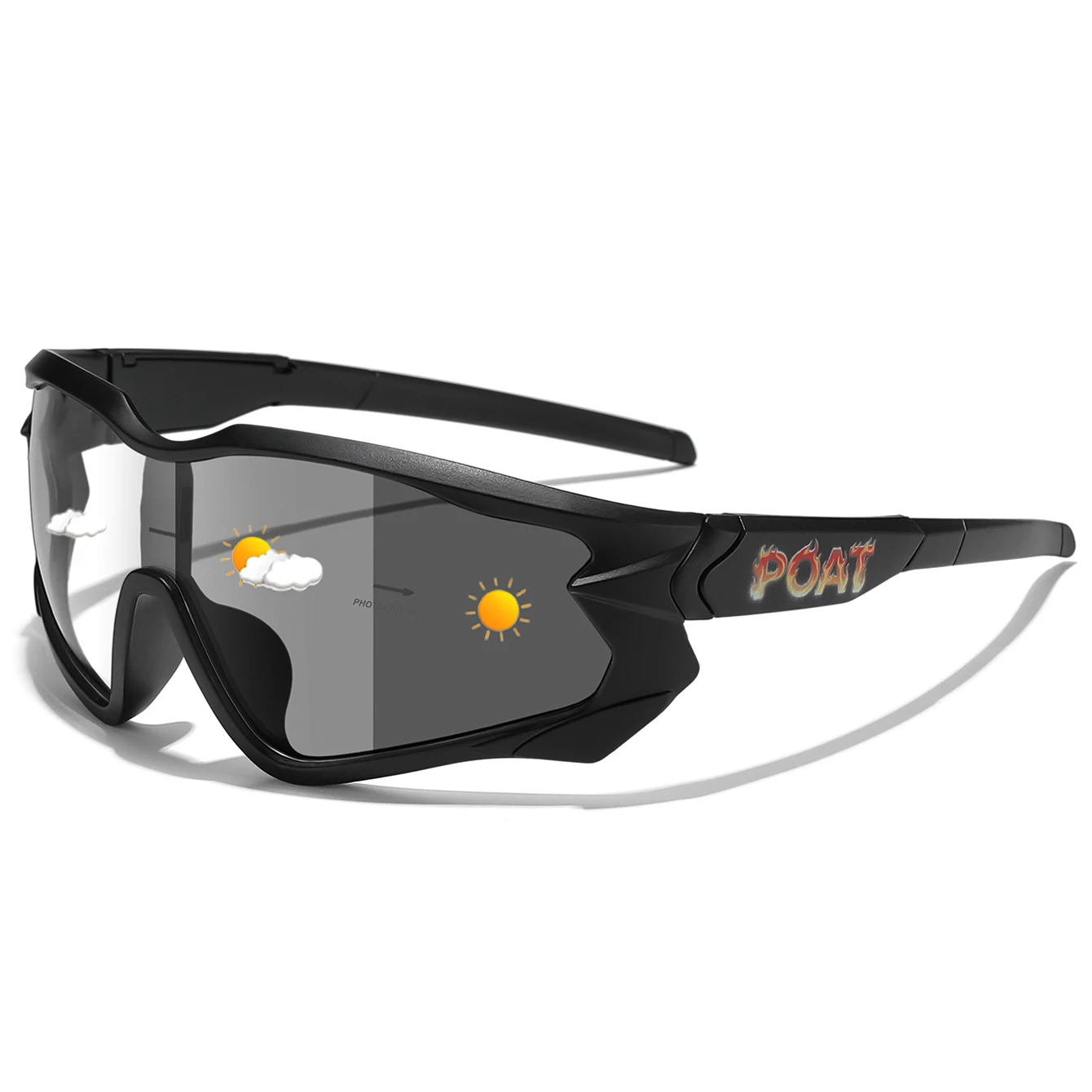 Modemerk Mannen Vrouwen Fiets Meekleurende Brillen MTB Fiets Vissen Hardlopen Fietsen Sport Zonnebril Comfortabele Bril