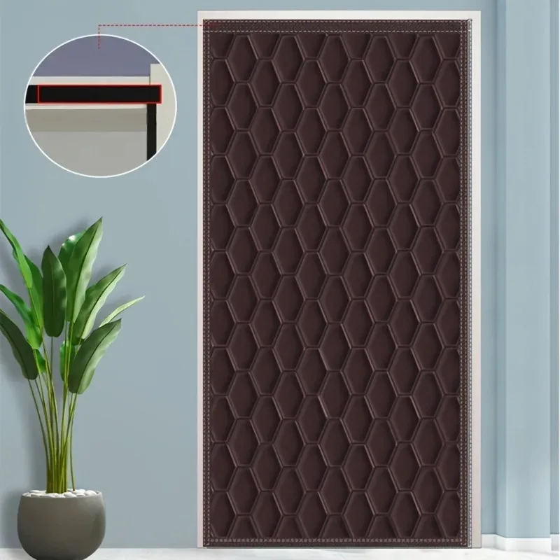 Winter Household Door Curtains Provide Sound Insulation and Warmth, Offering Privacy and Thermal Insulation for The Home