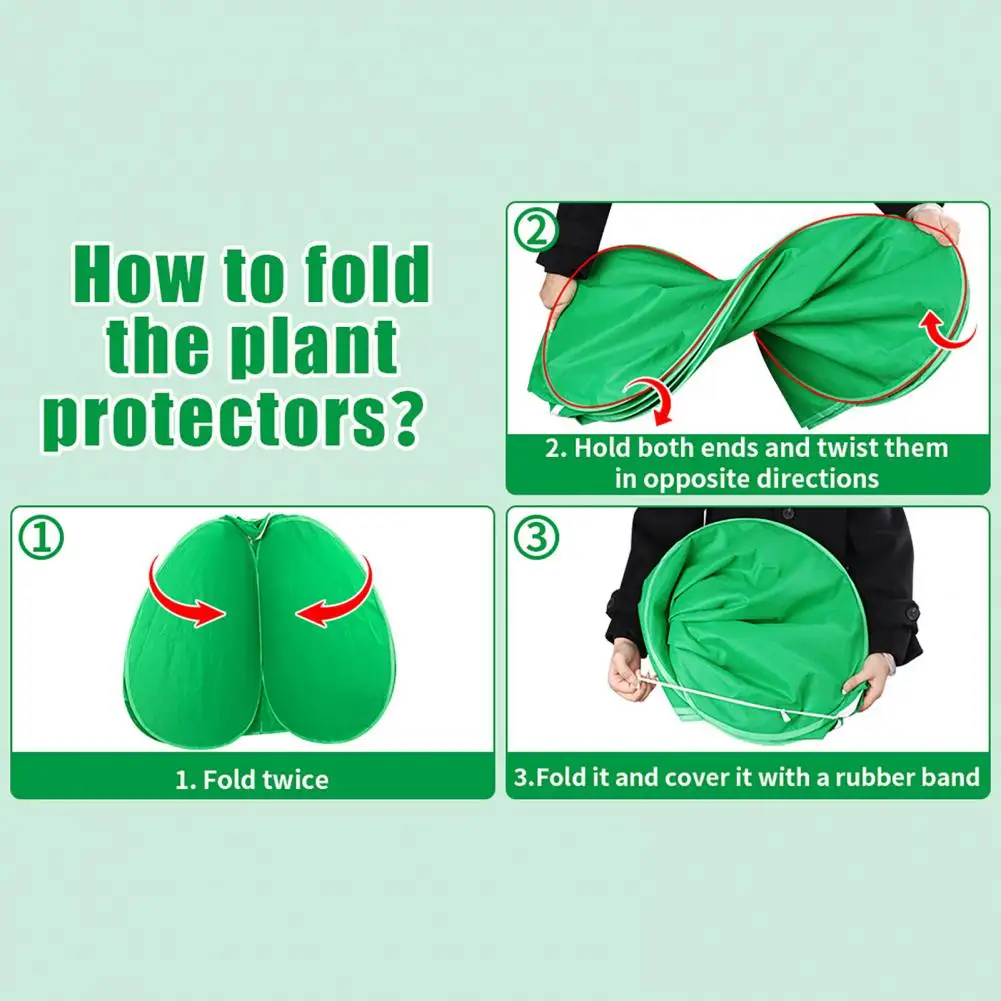 Durable Plant Cover for Snow Freeze Protection Plant Cover Tent with Zipper Window Winter Shrub Frost Guard Warm for Shrubs