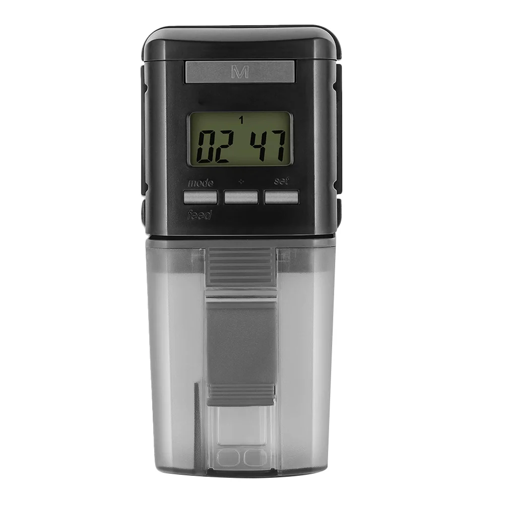 

Clear Chicken Feeder Fish Automatic Dispenser Number Shrimp Black Baby Small Heater