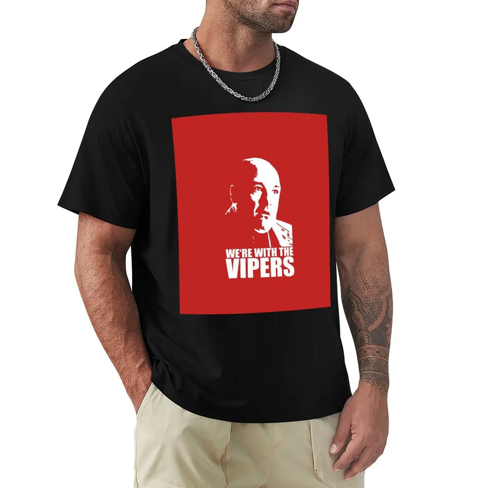 Sopranos Tony Soprano we're with the Vipers T-Shirt Work Duty Casual T-Shirt