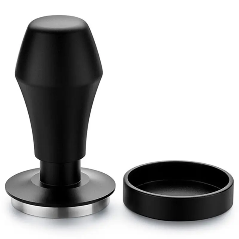 AA81-Balance Constant Force Stainless Steel Coffee Tamper Stretch Handle Threaded Powder Hammer Coffee Tool