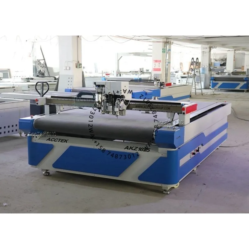 Plotter Gra phite      Gasket Fabric Felt Cut ting Machine Auto Feed 1600*2500 1600*1000mm Oscillating Blade