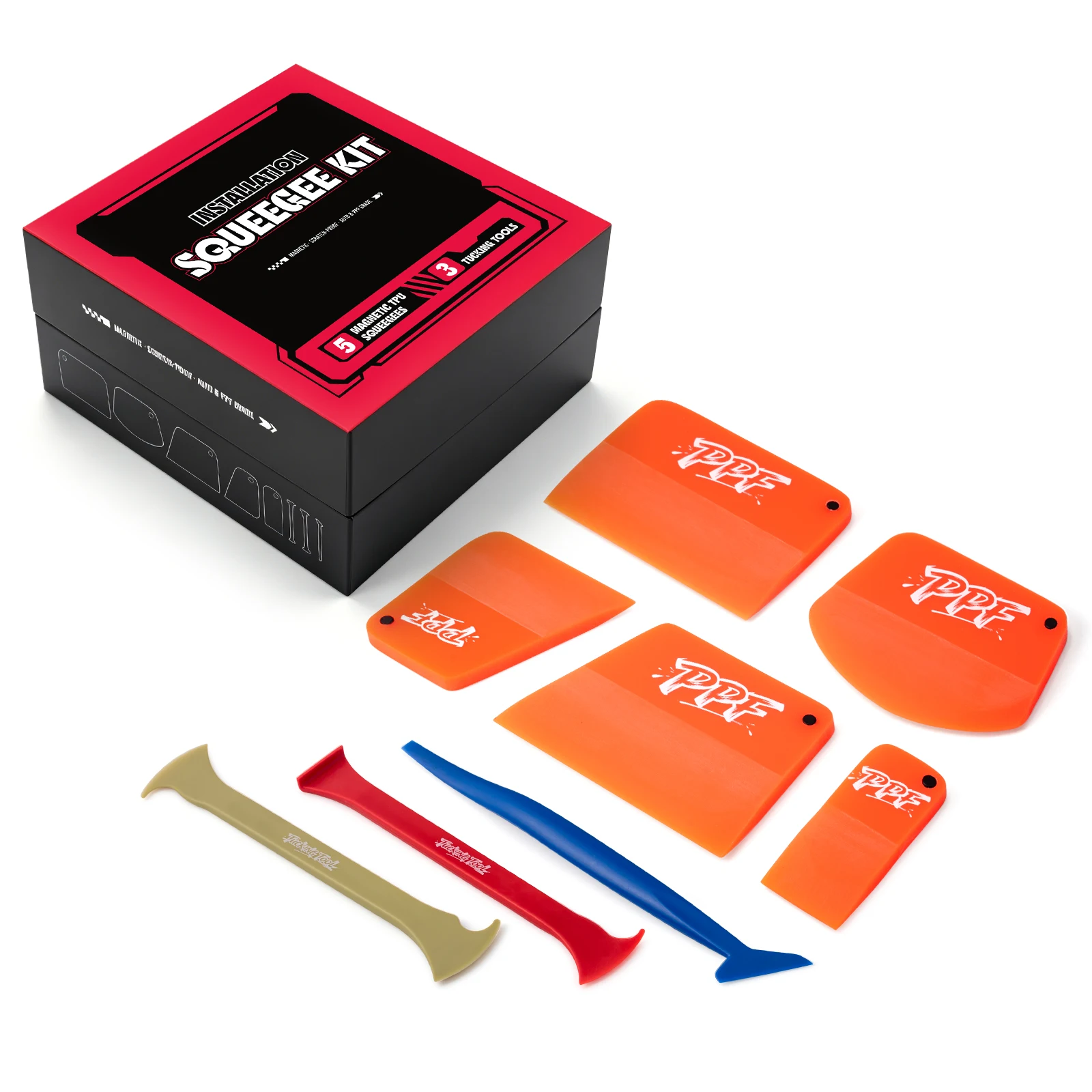 foshio-car-tpu-squeegee-kit-ppf-tools-wrapping-film-tint-cleaning-rubber-scraper-vinyl-detailing-tucking-stick-gift-box-packing