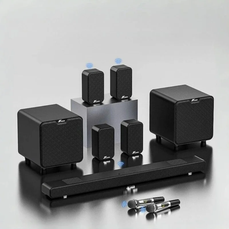 Karaoke set, echo wall sound, panoramic surround sound box