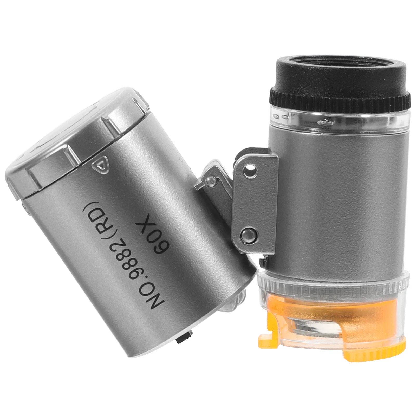 

Portable 60x Glass Microscope Hand Held Microscope Mini Handheld Jewelers Loupe Professional Jewelry Eye Magnifier LED