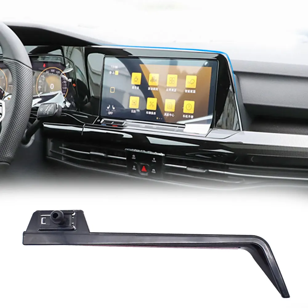 حامل هاتف السيارة ل Volkswagen VW Golf 8 MK8 2021 2022 20223 شاشة ثابتة الملاحة قوس قاعدة شحن لاسلكي الملحقات #5