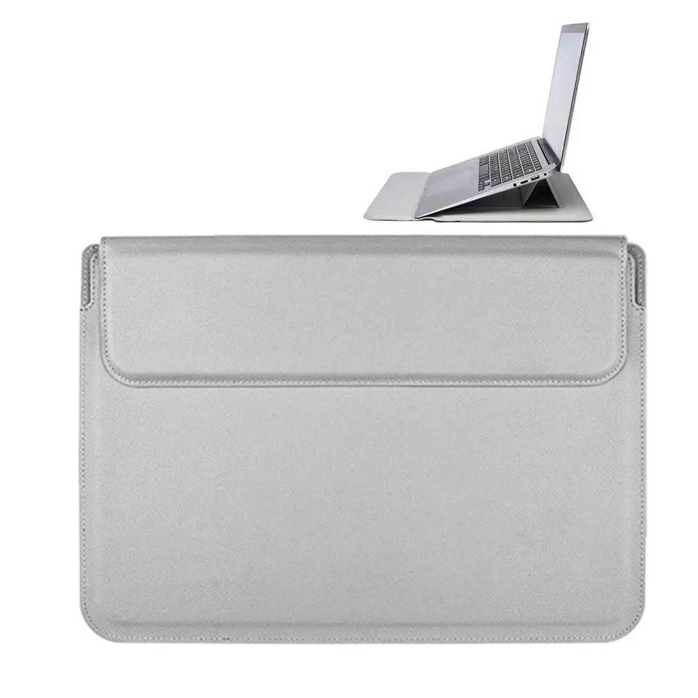 

for Macbook Air M4/Pro 13 Air 13 Inch Solid Color Laptop Sleeve With Stand Feature 13.3/14.1-15.4 Inch Protective Case D8M9