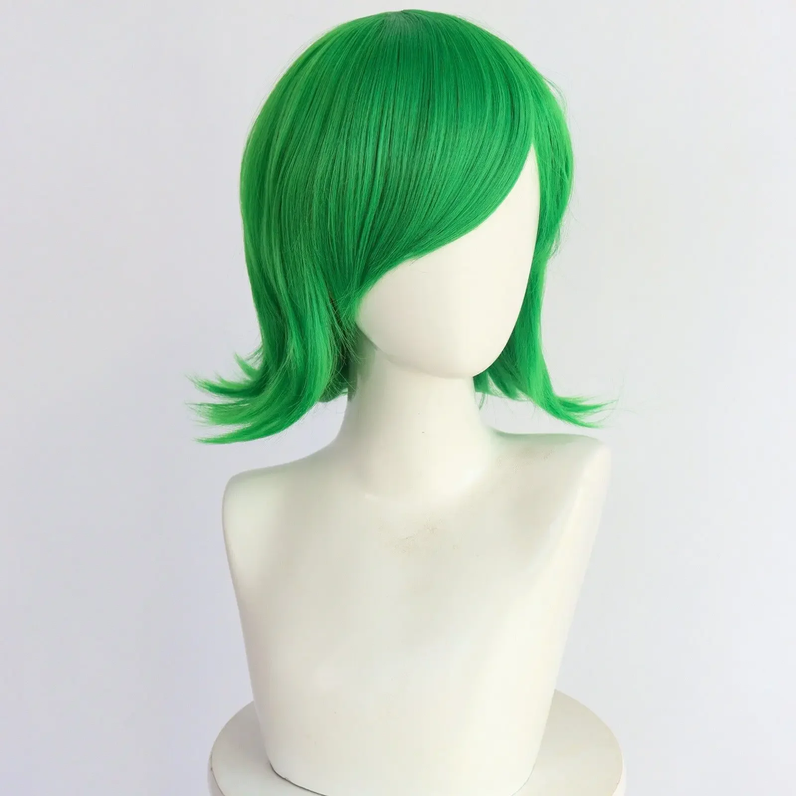 Joy Wig Película Inside Cos Out Ansiedad Cosplay Pelucas Azul Corto Rizado Tristeza Disgusto Mujeres Hombres Halloween Cosplay Peluca