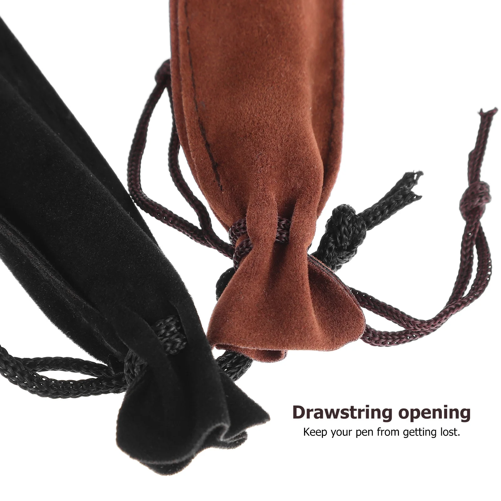 

50 pcs Sleeve For Single Drawstring Pen Sleeve Pouch For Single Pen Protection Storage Gift Packaging Stationery Organizer