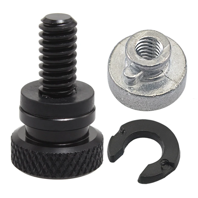 Seat Mount Bolt Screw 1/4Inch 20 Thread Seat Bolt Saddle Screw Nut For Sportster Touring Street Glide Road Glide Ultra