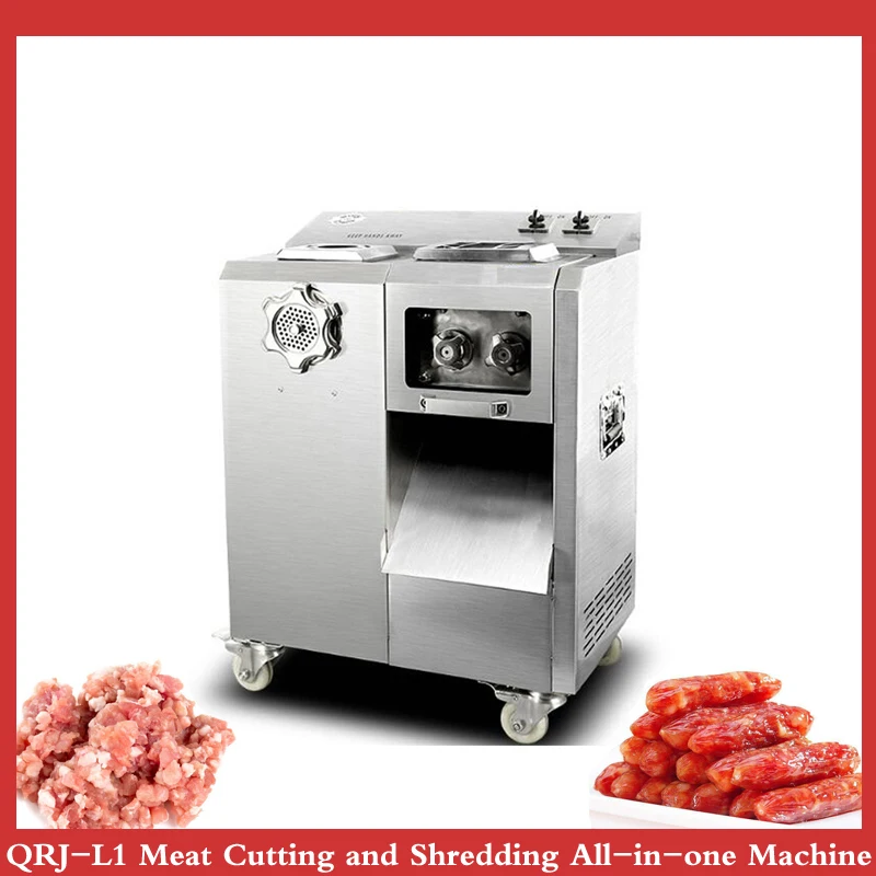 High Power Meat Cutter, Commercial Slicer, Meat Grinder, Green Pepper, Tofu, Dried Mushroom, Chicken