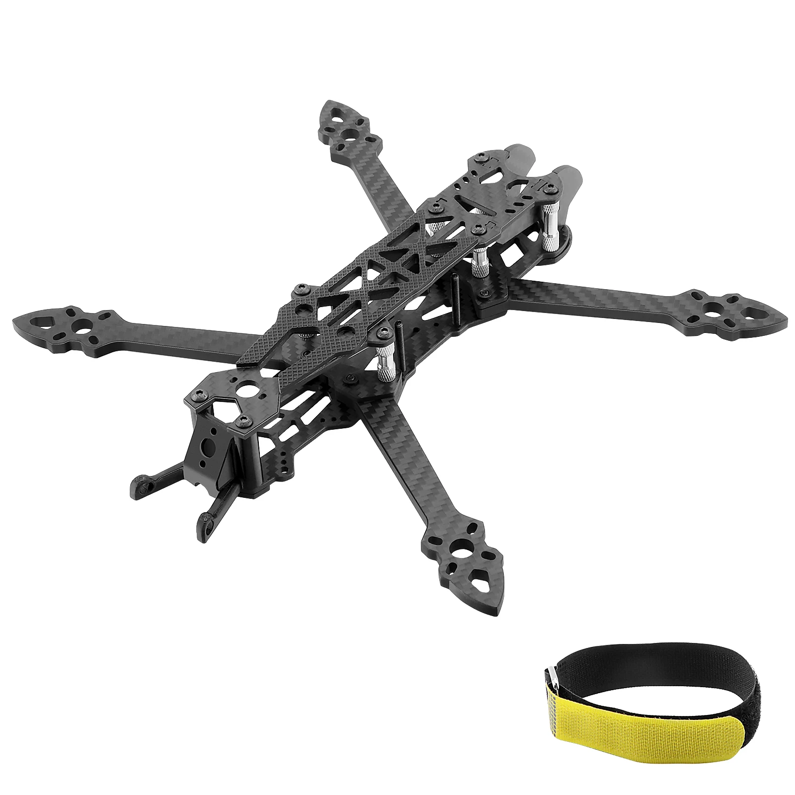 

DashRC Mark4 HD 5-Inch FPV Racing Drone Frame Kit, 225mm Wheelbase Carbon Fiber Quadcopter Frame with 5mm Arm for RC FPV Drone