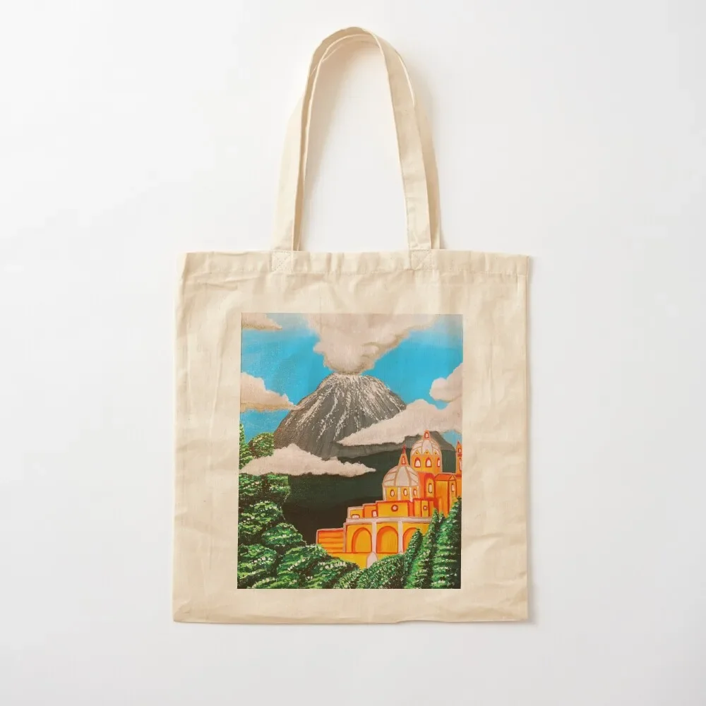 

Popocatepetl Tote Bag shopping cart bags custom tote bag female bag Canvas