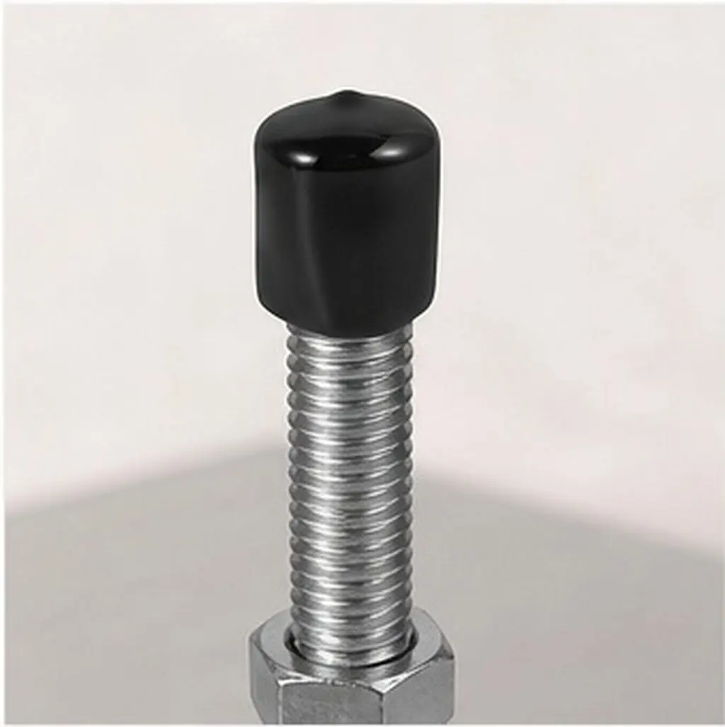 12Pcs Screw Protective Covers Plastic Plug Caps for Pipe Openings Threaded Areas PVC Rubber Material Flexible Sturdy End