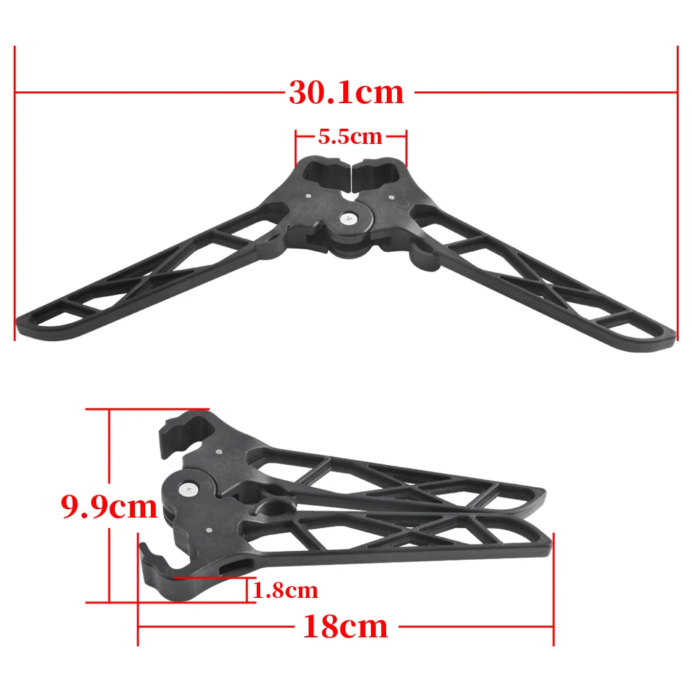 1pc Compound Bow Stand Holder Bow Bracket Kick Rack Stand Support Folding For Archery Shooting Hunting Accessories