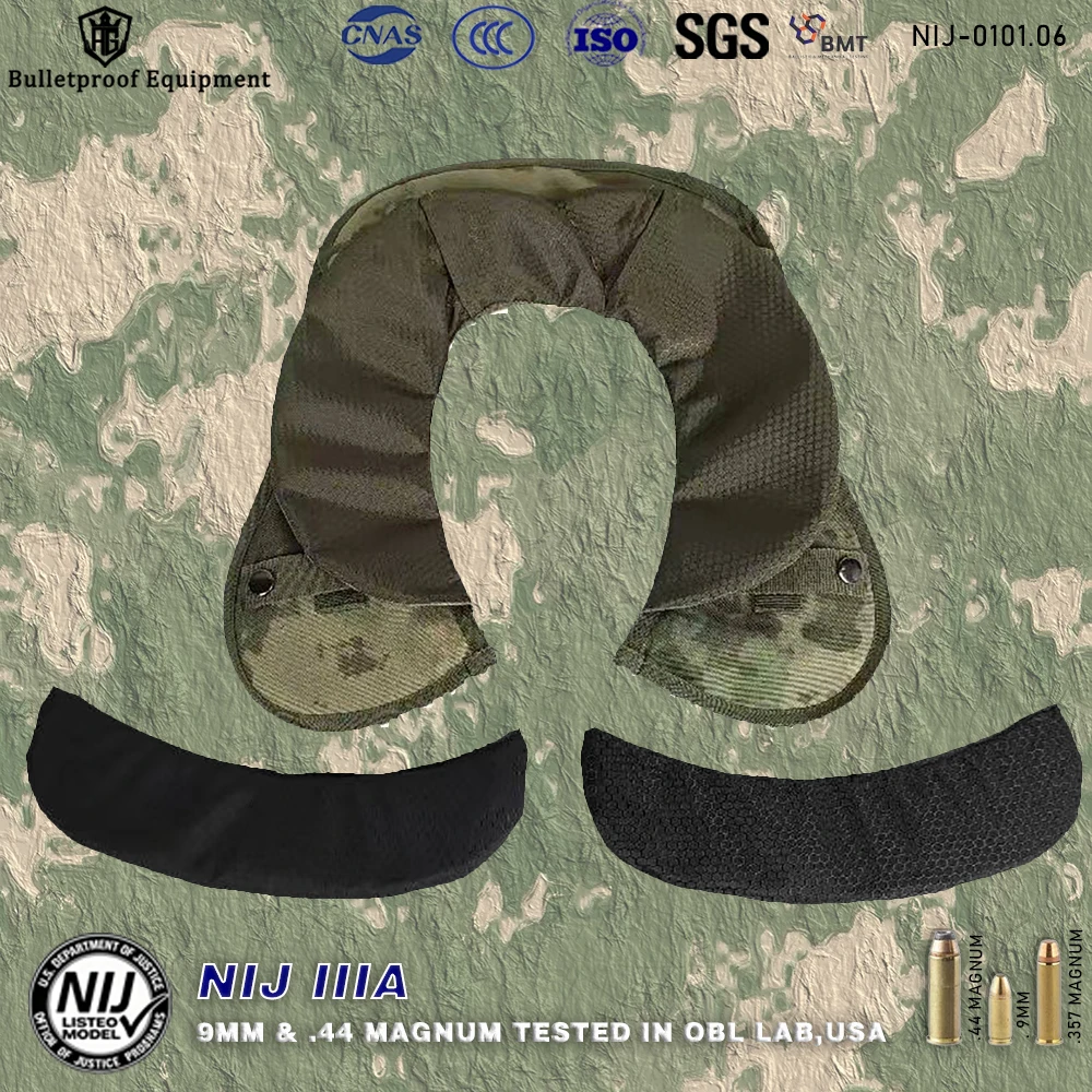 Stab-Proof, Bulletproof Neck Protector;Protective Clothing Neck Protector; Compatible With Detachable Universal Protective Gear.