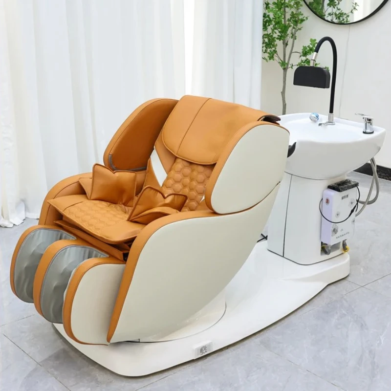 

Chaise Salon Coiffure Equipment Japanese Head Spa Shampoo Bowl Beauty Salon Hairdresser Stylist Aesthetic Unit Sillas Para Salon