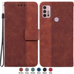 For Motorola Moto G30 6.5 inch Capa for Motorola Moto G30 Moto G 30 Case Fashion Magnetic Geometric Textile Wallet Book Cover