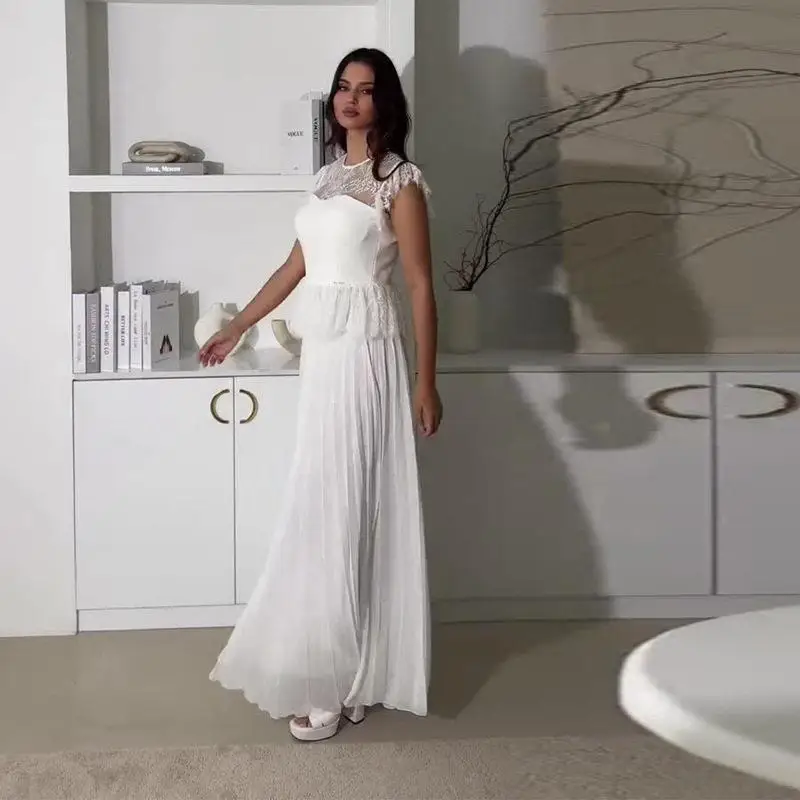 

Elegant Lace Sleeveless Pleated Slimming Set for Women New 2025 Cross-Border Fashionable Three-Piece Suit Winter Collection