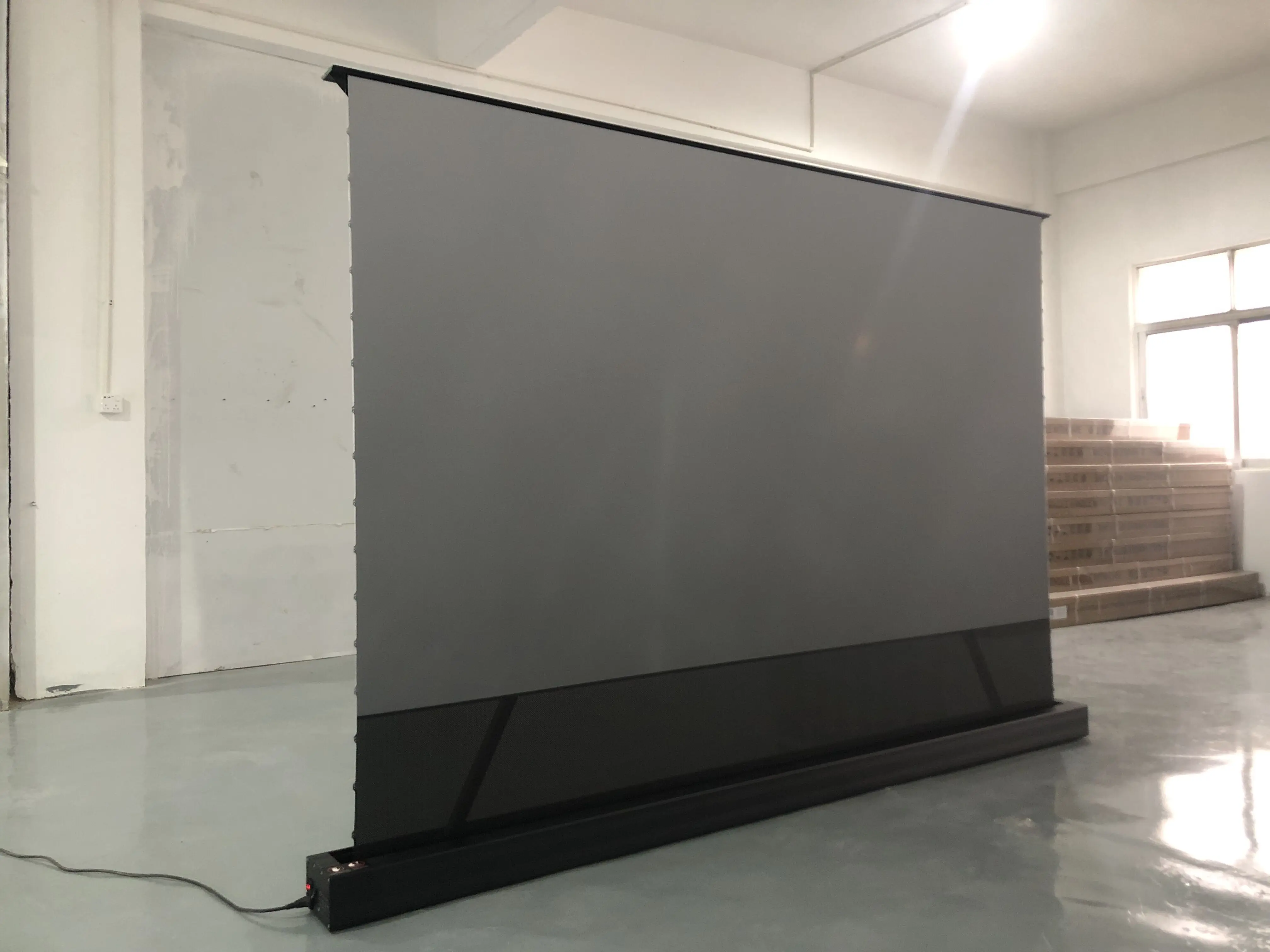 84-inch Electrically Adjustable 16:9 Polyester Ultra-short Focal Length Anti-glare Projection Screen