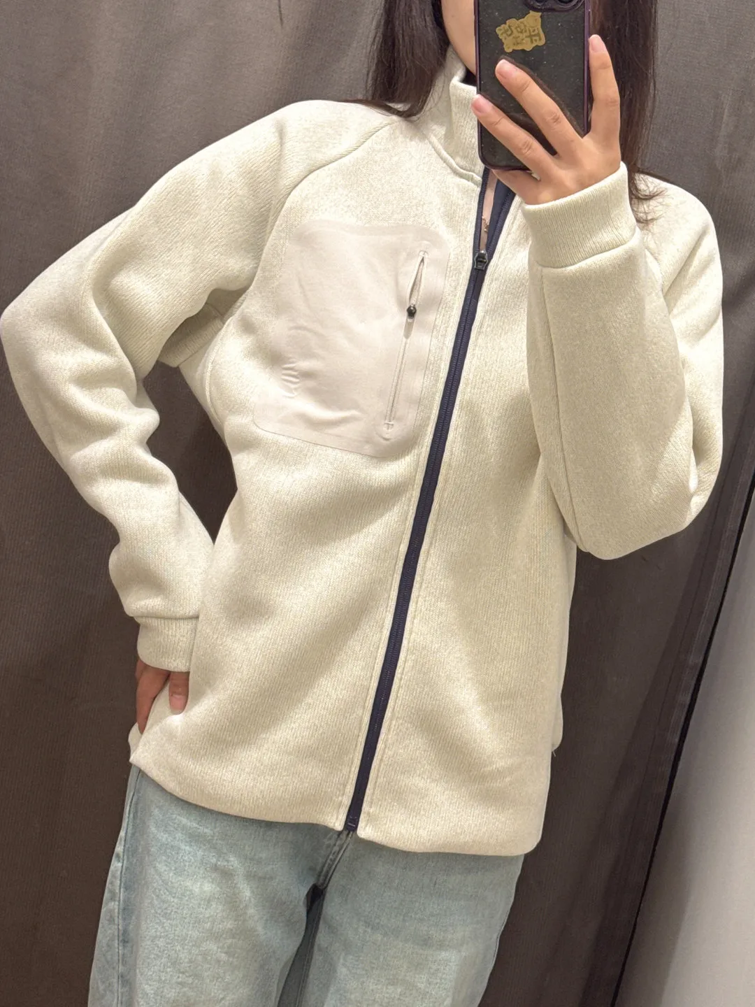 

Мужская вязаная флисовая куртка с воротником на молнии, длинными рукавами, теплая верхняя одежда для осени и зимы, новинка, модель L479863, повседневная, приталенный крой