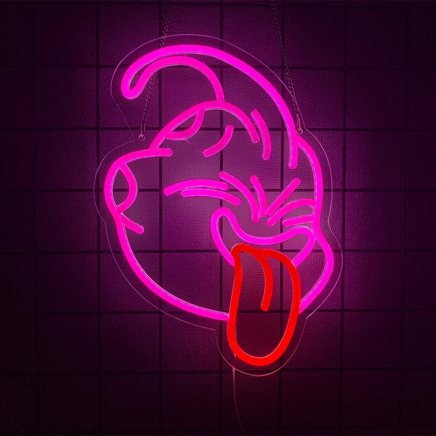 Gaming Neon Sign for Gamer Room Decor,USB Powered LED Anime Neon Signs for Kids Bedroom Game Room Man Cave Gifts