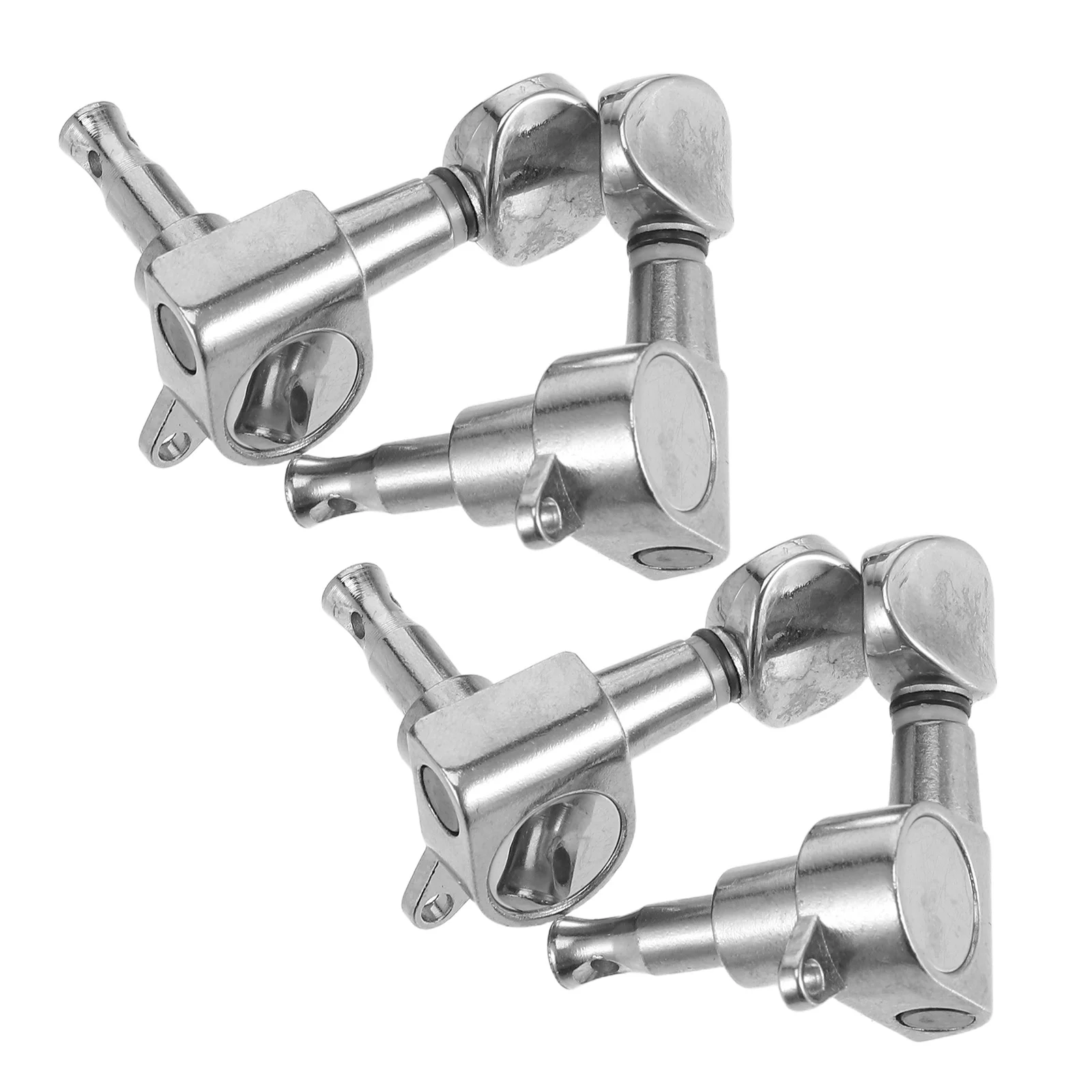 

4 Pcs Fully Enclosed Knob Guitar Sealed Tuning Pegs Durable Ukulele Machine Heads Synthetic Resin Handle Tuner