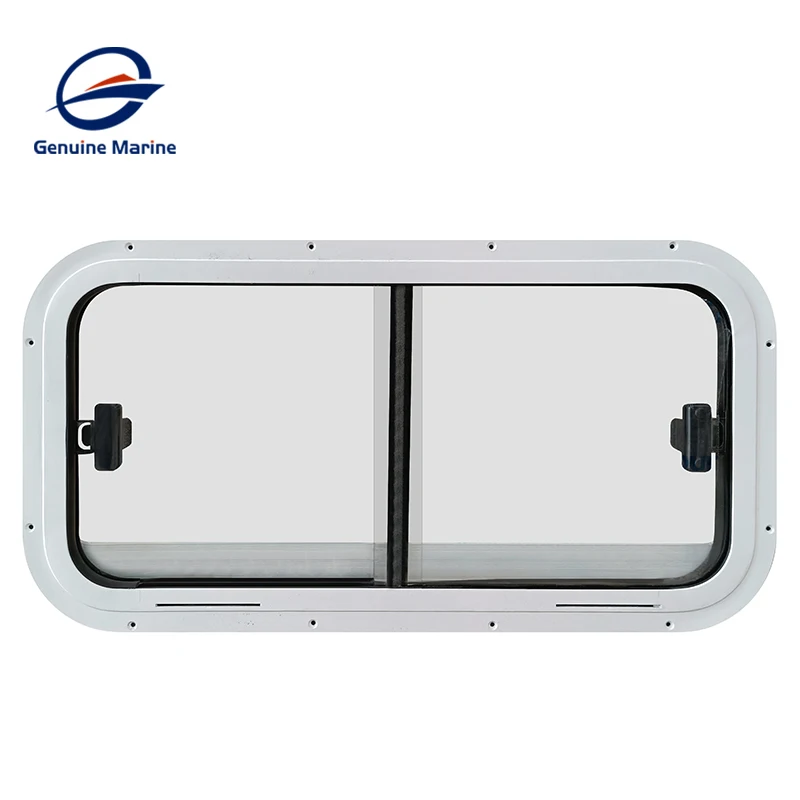 ATV Waterproof Aluminum Fixed Windows Fireproof Sliding Deck Windows Watertight Hatch For Boat Yacht