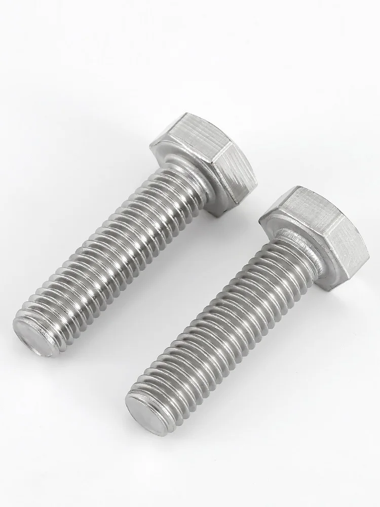 BSW 3/16-24 1/4-20 5/16-18 3/8-16 1/2-12 5/8-11 A2-70 304 Stainless Steel Outside Hex Head Bolt External Hexagon Head Screw