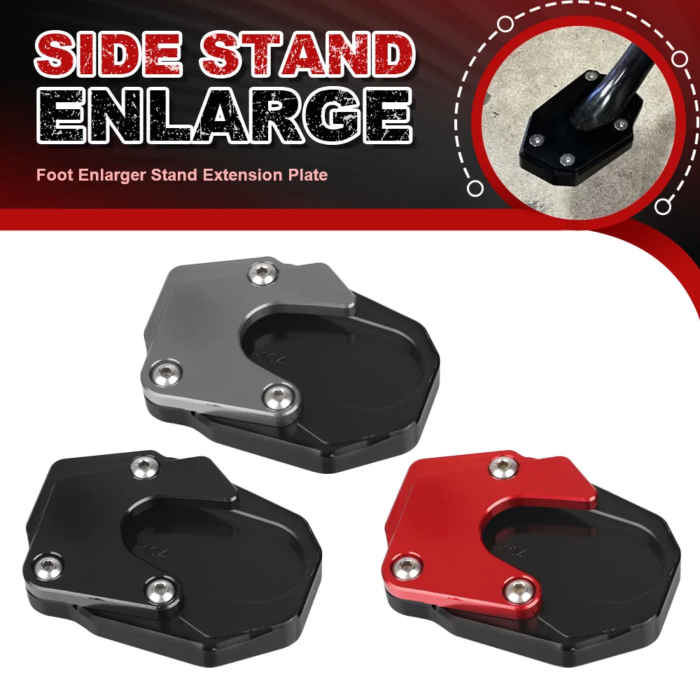 

For SUZUKI V-STROM 1050/XT VSTROM 1000XT GSXS750 GSX-S1000F GSXS1000 VStrom 800DE 1050DE Side Stand Enlarger Kickstand Plate Pad